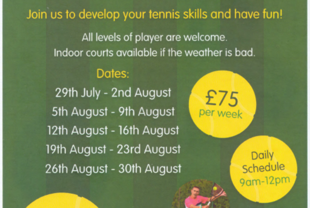 Summer 2024 Tennis Camps at Blackburn Northern ... Click here for details