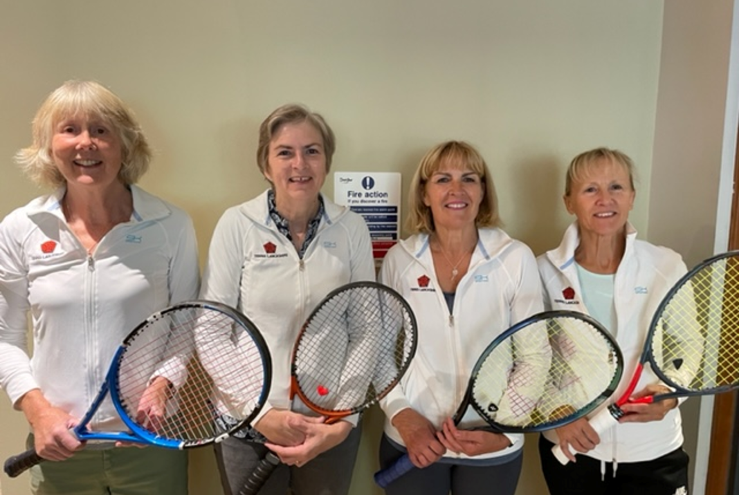 Ladies 60s Tennis Team Staying Up